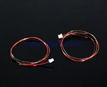 XK-K100 falcon helicopter parts tail motor wire plug 2pcs